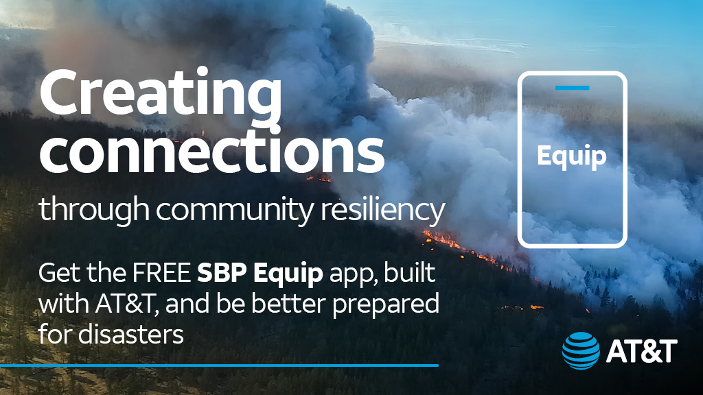 Natural disasters affect our employees and customers around the world. We know how critical connectivity is during these times, that’s why we teamed up with @SBPUSA to bring you the free Equip app. Learn more: sbpusa.org/equip