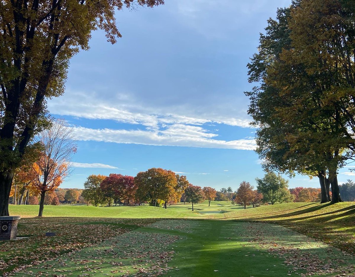 Morning fly-by to Oak Hill C.C. to check out the restoration work done by Andrew Green. It’s like Donald Ross was there for every step! Nothing short of spectacular and cannot wait to return for the @PGAChampionship in May.