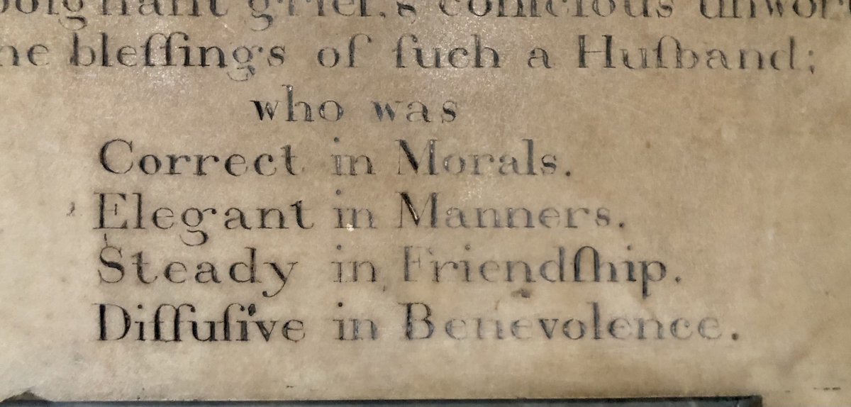 I had a little wander round lovely St.James, Piccadilly today, and stopped to admire the sentiments on this tomb. Not a bad epitaph.