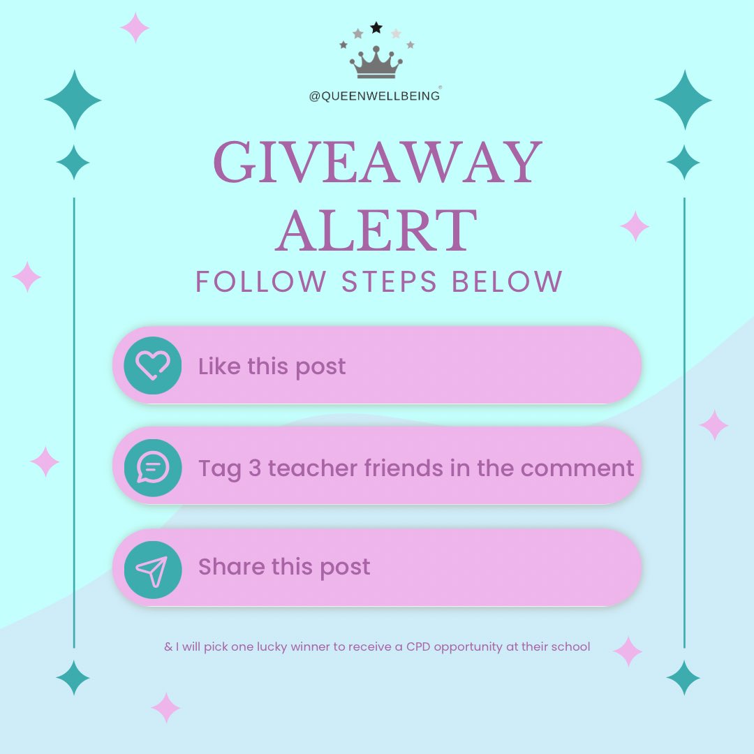 #FFBwednesday has brought lots of new followers #hi #welcome 👋🏻 So, I figured a welcome #giveaway was in order! #like #tag #share for a chance to win a #CPDopportunity for your #school! #wellbeing #edutwitter #education #mentalhealth #pshe #positivepsychology #psychinaction ❤️