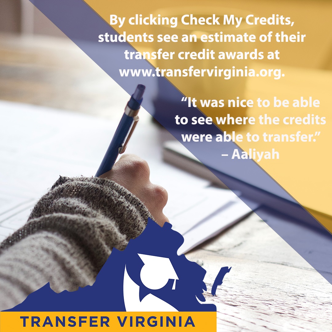 VCCS_SO's tweet photo. Using the #TransferVA portal, students can upload exam scores, courses, and credentials to their portfolios. But that's not all.
Your credits. Your degree. Your move. https://t.co/OZW1p6Co7g