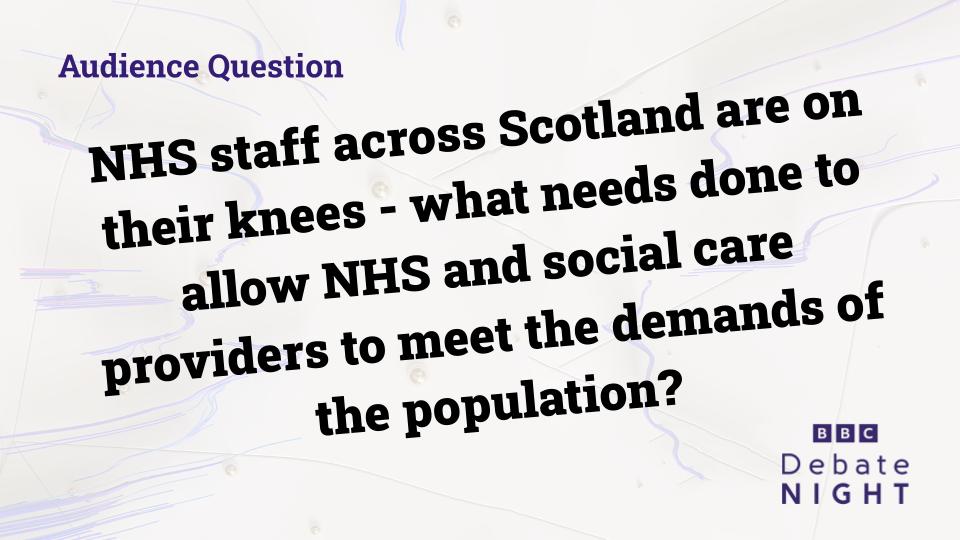 Our third question tonight. #bbcdn