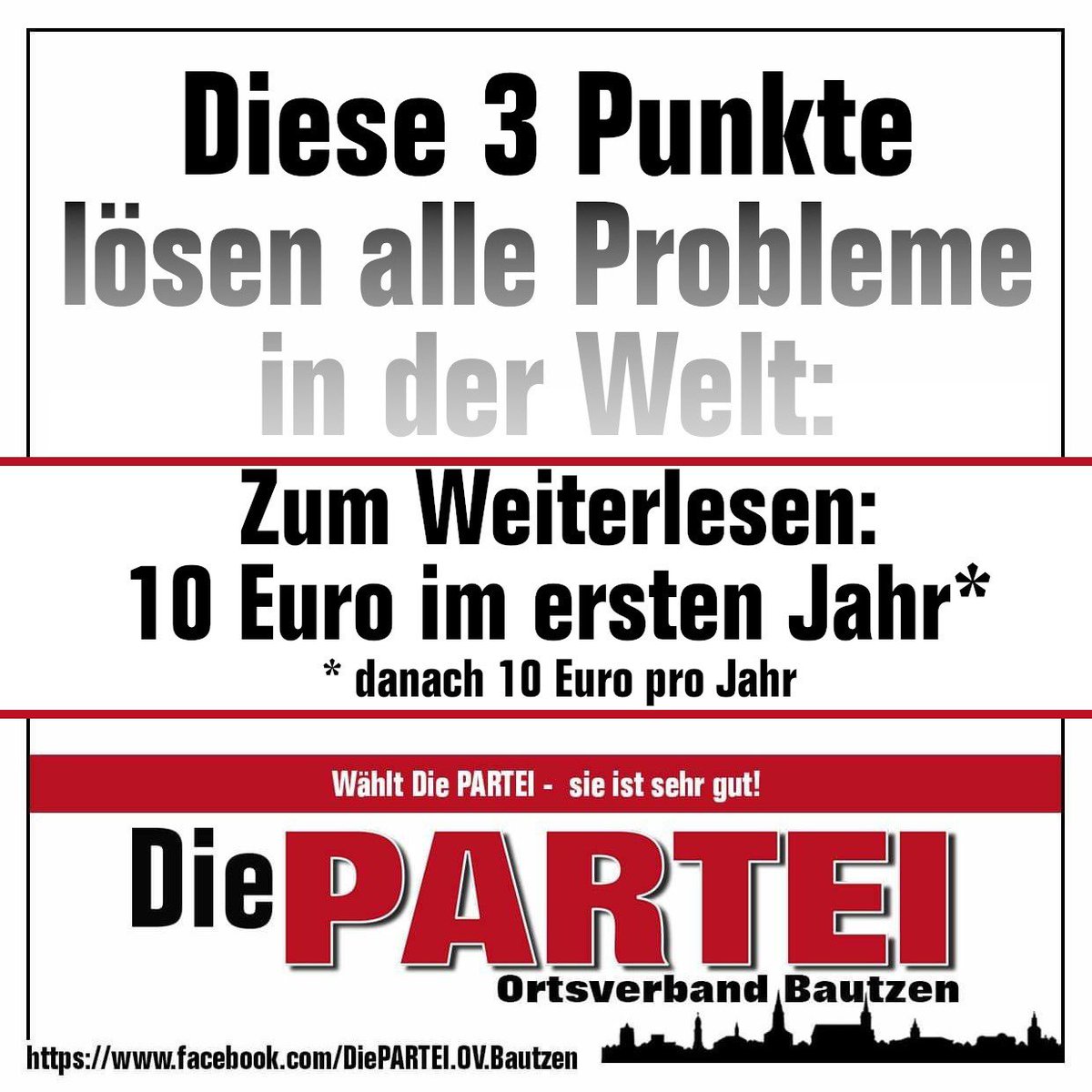 DiePARTEI_BZ's tweet photo. Wir haben die Lösung. Versprochen! https://t.co/DeTEW7D3HW