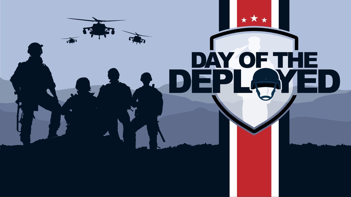 On #NationalDayOfTheDeployed, we honor all of our brave servicemembers who have deployed around the world, both past and present. We thank you and your families for your sacrifices.