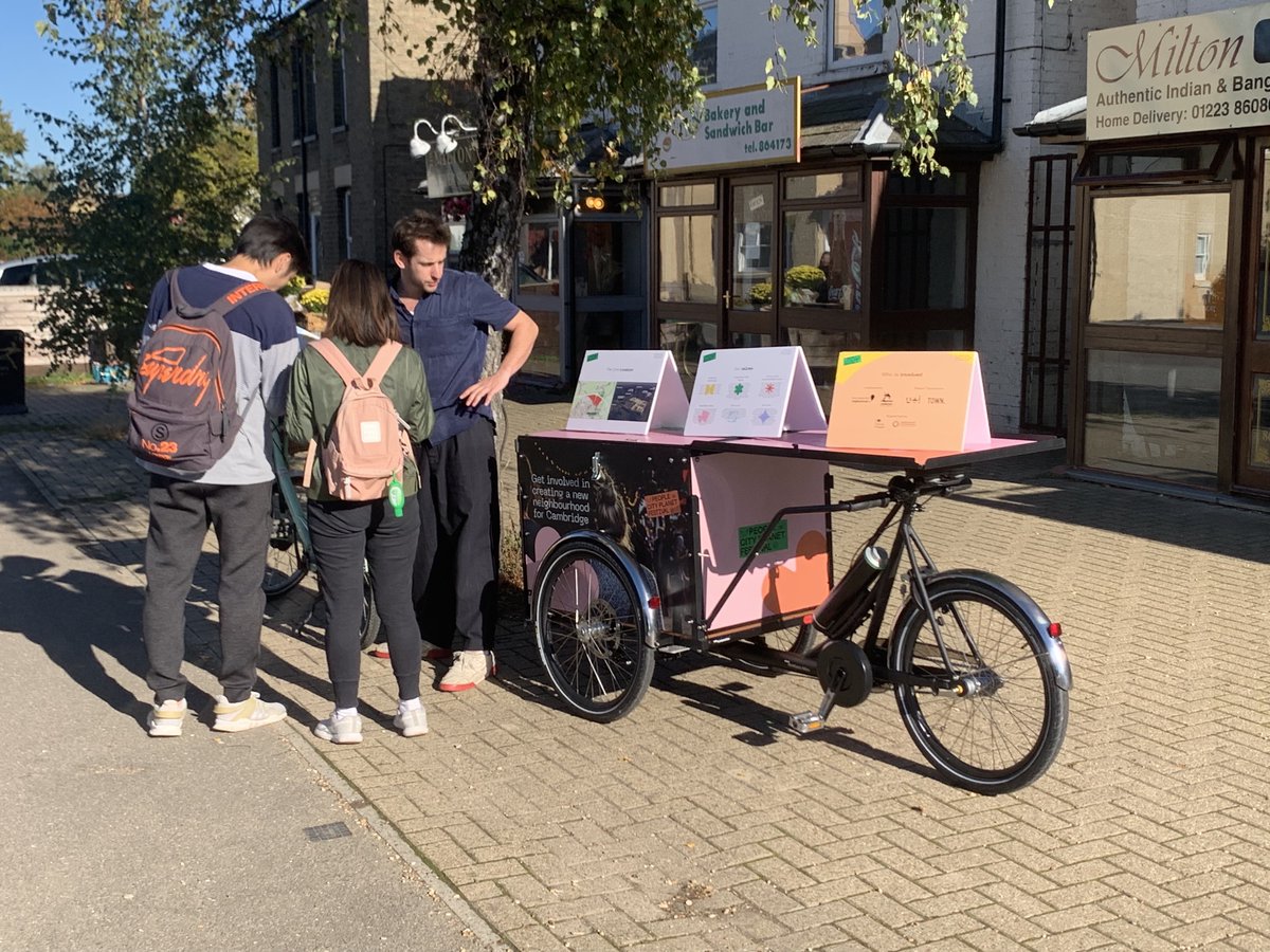 After a week on the cargo bike, we're hosting our first People City Planet festival alongside @uandiltd in Chesterton, Cambridge THIS WEEKEND. 

Come along and help shape a new urban quarter in North East Cambridge.

👨‍👨‍👧‍👦🏙️🌏