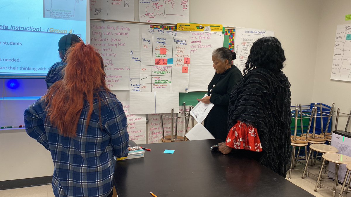 Professional development: teachers working on internalizing lessons with different student lens.  <a href="/ladykrc/">Katrina Cushenberry, Ed.D.</a> <a href="/HoustonISD/">Houston ISD</a> <a href="/Education_ID/">Isaac Daniels</a> @HISD_Curric