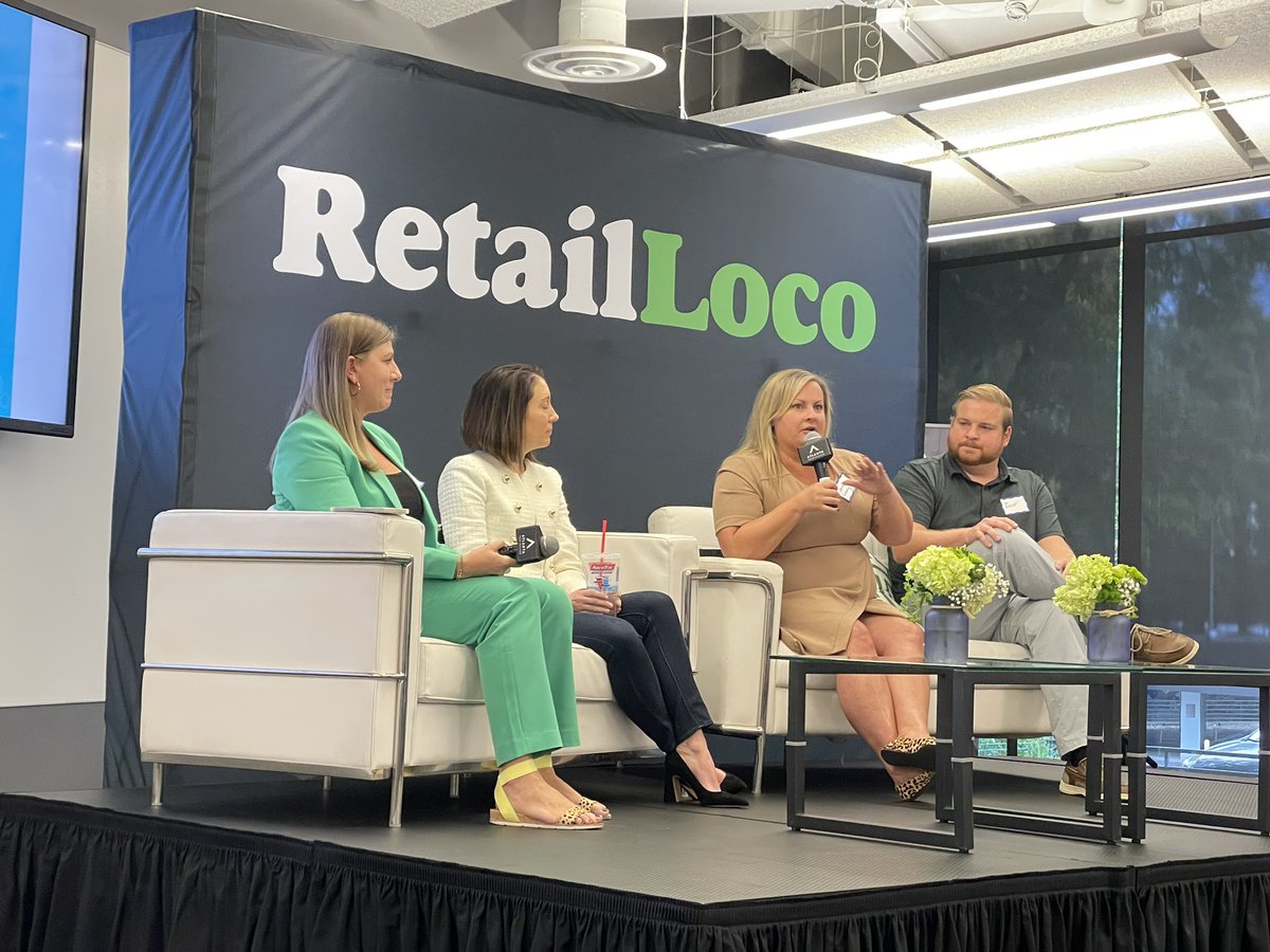 mlakier's tweet image. Exploring Location Based Loyalty at #RetailLoco 2022 with #marketing leaders from Starbucks, RaceTrac, Dragon Army, Digitas, and @TheLBMA.