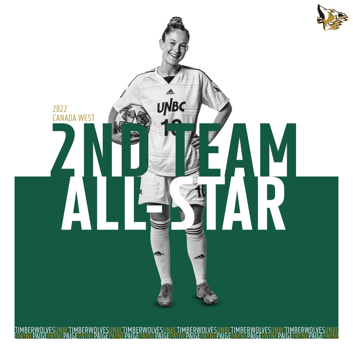 UNBC Timberwolves (@unbcathletics) on Twitter photo PP10 does it AGAIN!
Paige Payne, the most dangerous attacker in <a href="/UNBCWSoccer/">UNBC Womens Soccer</a> history, has earned her second <a href="/CanadaWest/">Canada West</a> All-Star nod, being named to the Second All-Star team today!
Congratulations, Paige! PP10 does it AGAIN!
Paige Payne, the most dangerous attacker in <a href="/UNBCWSoccer/">UNBC Womens Soccer</a> history, has earned her second <a href="/CanadaWest/">Canada West</a> All-Star nod, being named to the Second All-Star team today!
Congratulations, Paige!
