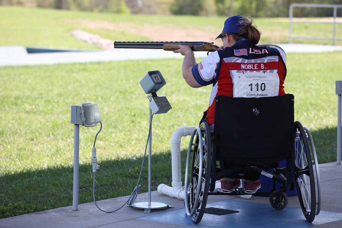 USAShooting's tweet photo. #MeetYourParaWorldsTeam! Sophia Bultema, Brandy Elrod, and Becky Noble are your Womenโs Trap Team for the 2022 WSPS World Championships! ๐บ๐ธ๐
#USASWorlds #TeamUSA https://t.co/0HTJAGdMiv