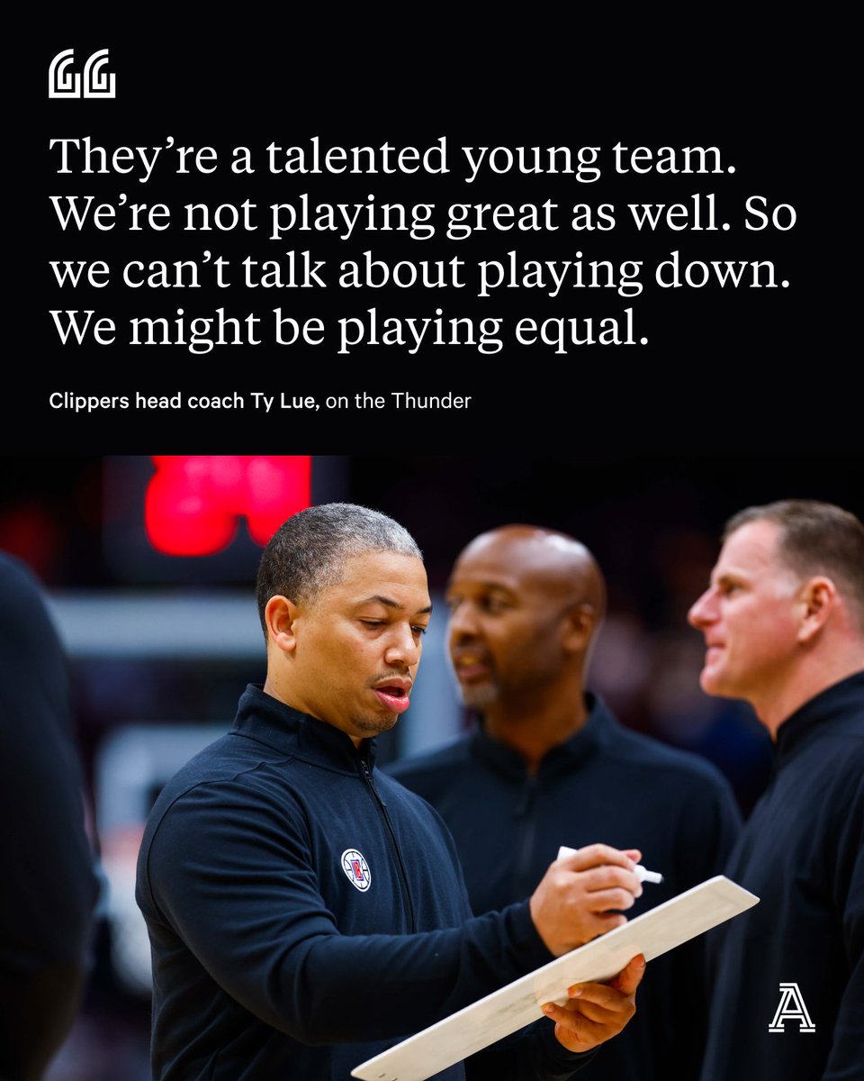 The Clippers have the NBA’s lowest-scoring offense and are tied with the Jazz for the most turnovers per game (17.5). What’s going on with LA? @LawMurrayTheNU on Tuesday’s loss to the Thunder: theathletic.com/3731170/?sourc…