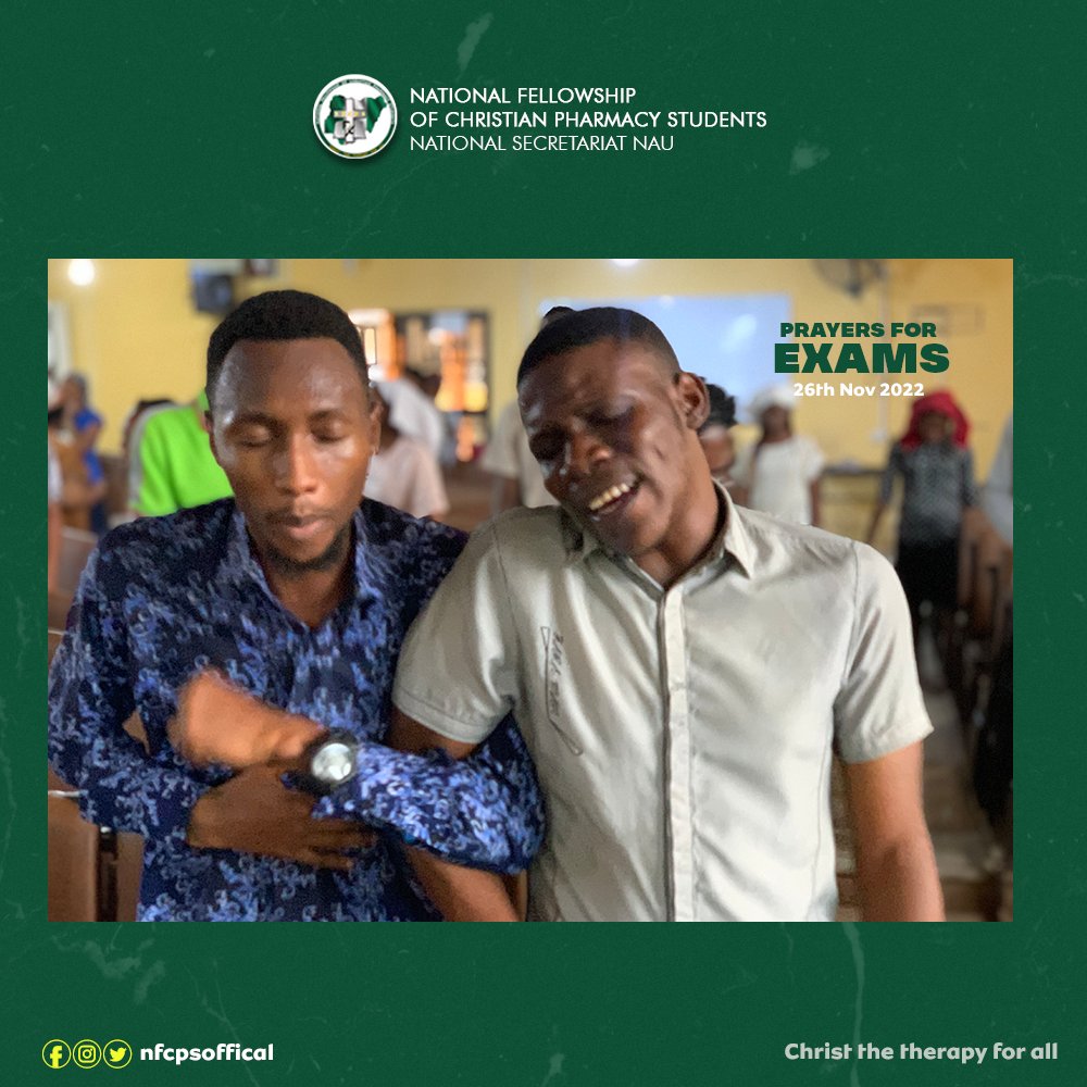 NfcpsNigeria's tweet photo. Isaiah 40:31 "But they that wait upon the lord shall renew their strength; they shall mount up with wings as eagles; they shall run and not weary; and they shall walk and not faint"
we have gone to receive strength for our forth coming exams , we are overcomers already.
#nfcps https://t.co/GT4ovkfFoP