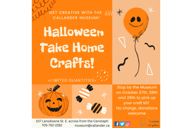 Cor_Maximus's tweet photo. Getting excited about Halloween? 
Why don't you pick up one of our free craft kits and do a fun activity at home? 
Available for pick up between 10 and 5 on Thursday, October 27, Friday, October 28, and Saturday 29.
No reservations for kits, limited kits are available while su... https://t.co/wQdSP58Vf4
