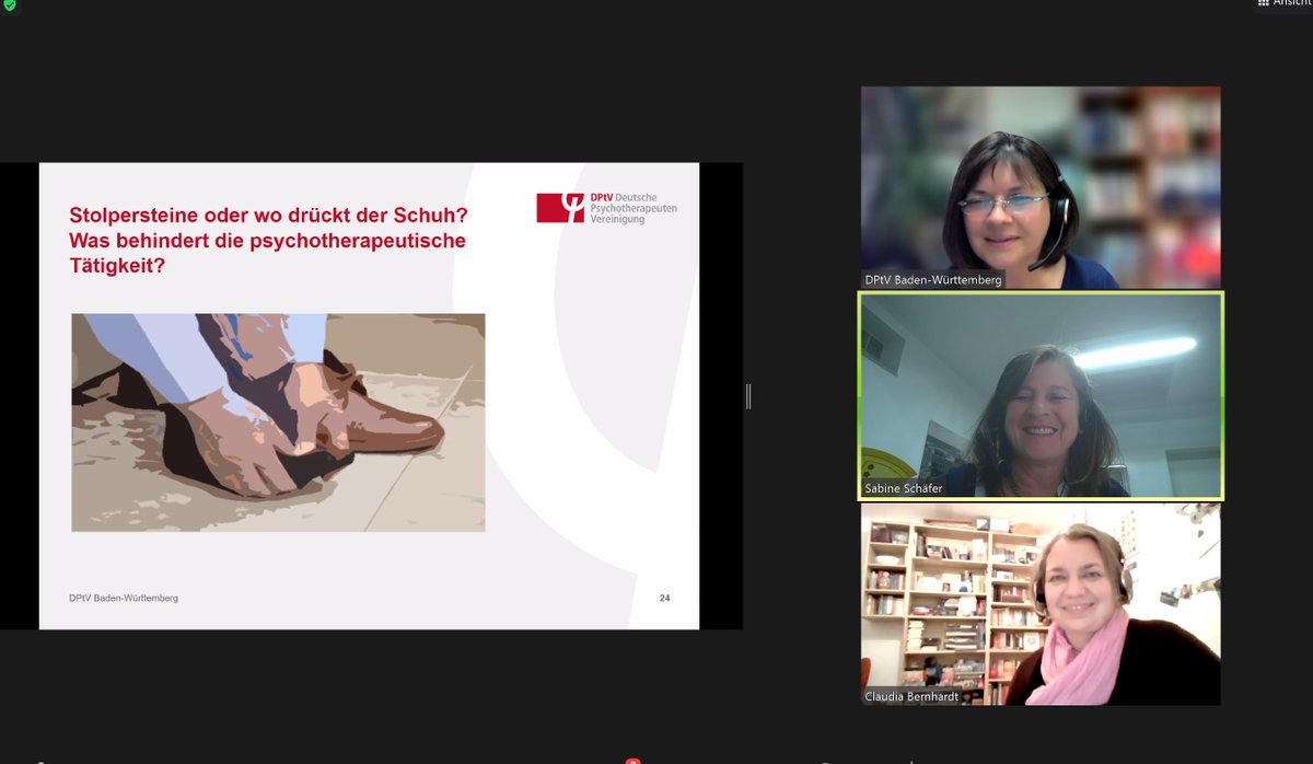 ....und wieder ein spannender Austausch. Heute lag der Schwerpunkt auf unserer Altersversorgung durch das Versorgungswerk und Allerlei aus dem Praxisalltag.