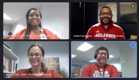 WCPSSProfLearn's tweet photo. Near or far, we are #twinning in our #RedForEd!
#WCPSSSpiritWeek #WakesGiving https://t.co/otApytl2l4