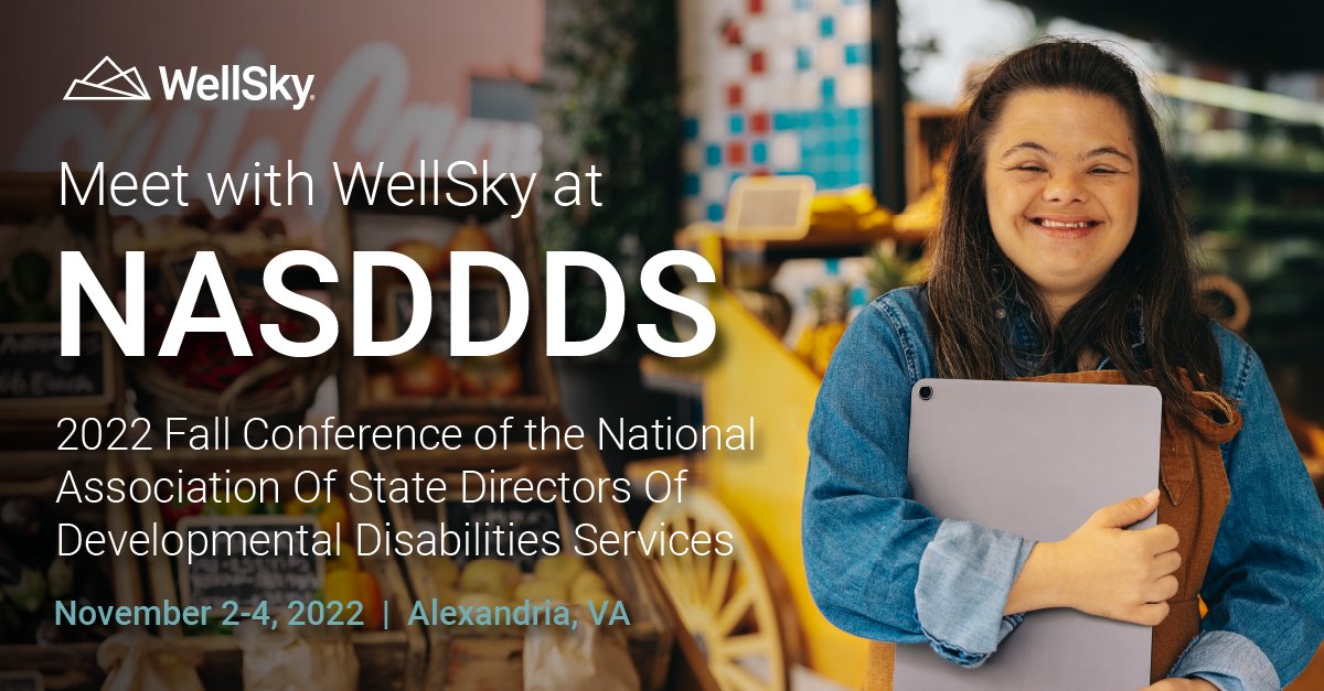 WellSkyHealth's tweet photo. Talk to WellSky about new ways your waiver program can improve life for people with disabilities. Empower families with greater control of their services or apply individualized budget logic to ensure each care plan stays on budget. See you at next week's #NASDDDS conference! https://t.co/caCzFsbg2q