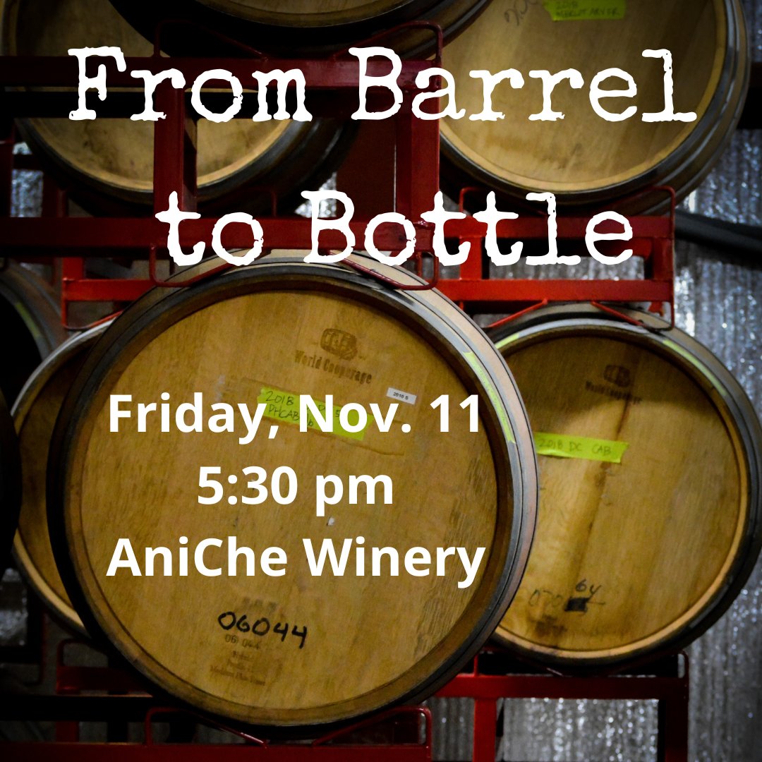 AniCheCellars's tweet photo. Join Ani and Rach in the cellar in this immersive class as we learn about the final phase of making our delicious wine blends! 
Tickets available for purchase on our website here https://t.co/BRcyWPz7fs https://t.co/J5mG093gen