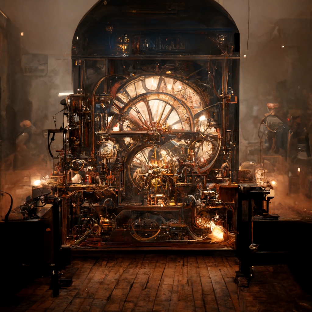 infinityEngines's tweet image. Engines of time 
#aiArt inspired by the books of The Infinity Engines.

#time #timetravel #doctorwho #steampunk