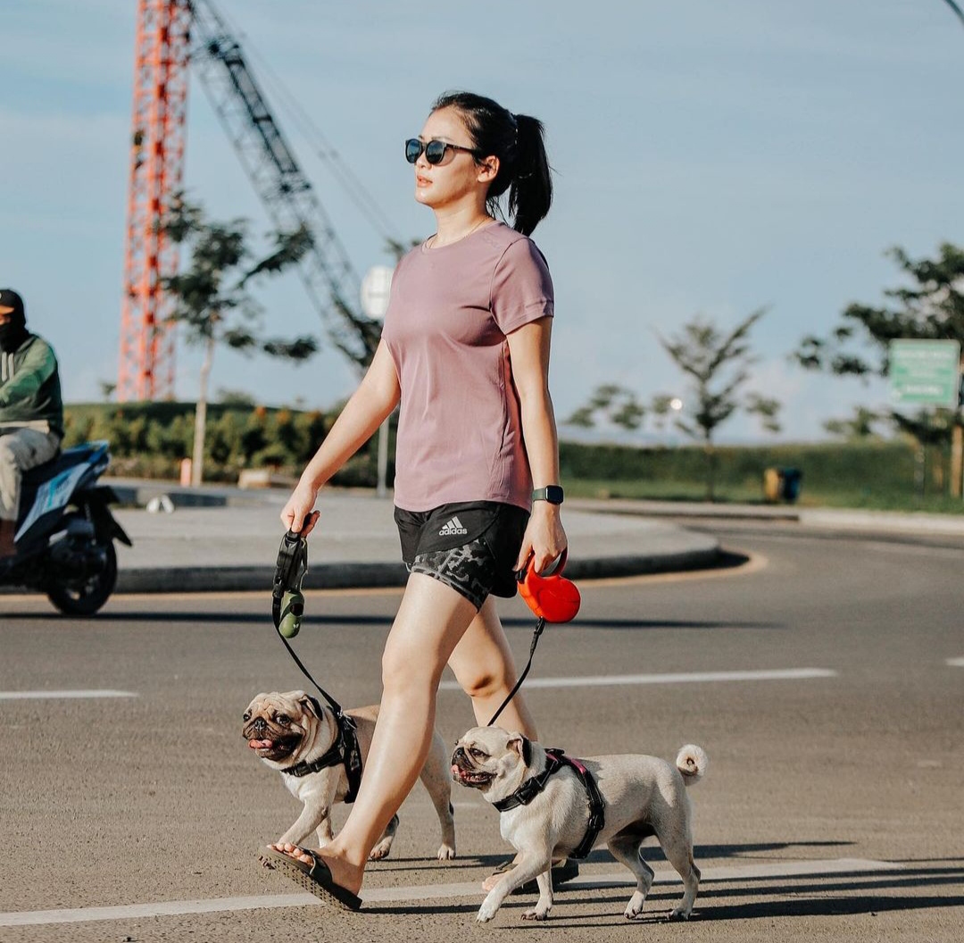 Morning walk with them..☺️☺️ #pug #pugs #puglife #Rihanna #Barca #ExpediaChat