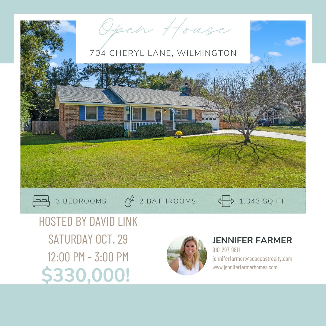 Jennifer_Farmer's tweet photo. Open House this Saturday.  Come on out and see this charming home. https://t.co/qGcpnYbYBe