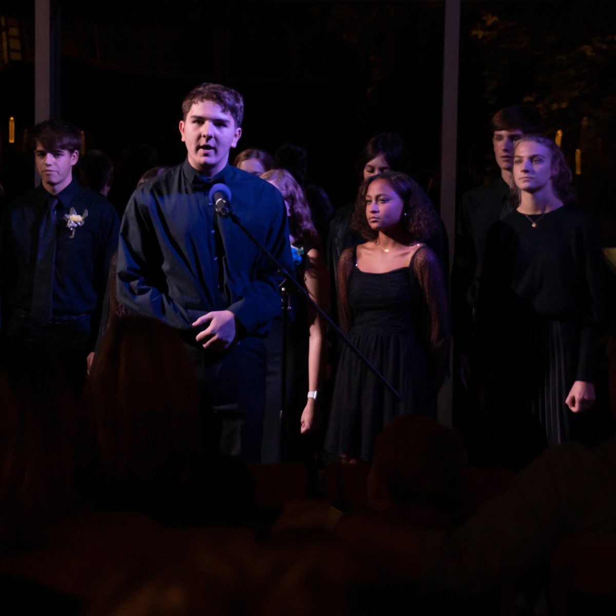 The high school choral students filled the library with song <a href="/maristschool/">Marist School</a> <a href="/maristfam/">Marist Fam</a>