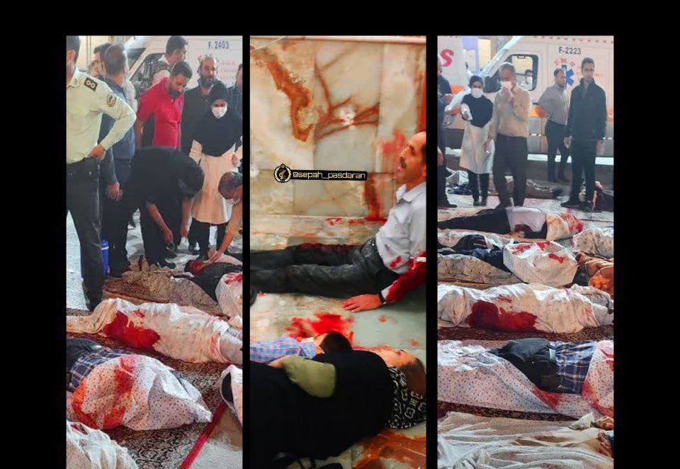 Qom_iran512's tweet photo. Where is the world media now?
Why is now no one speaking against today's terrorist attack in the Holy Shrine of Shāh Chérāgh, Shiraz, Iran (🇮🇷)
This has happened in the same Iran in which the whole media was covering the riots for days!
#shiraz https://t.co/3CFCoqw9Cw