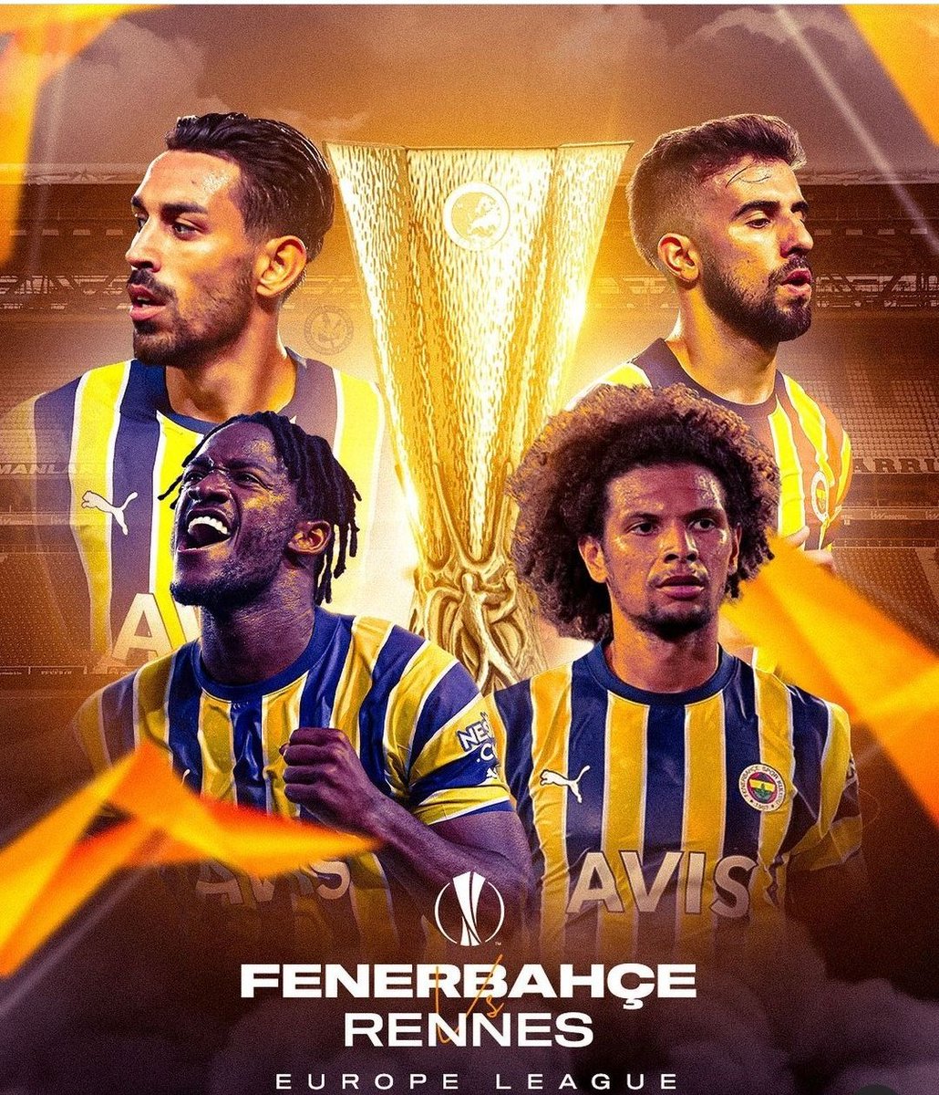 UEFA Avrupa Ligi'nde haftanın maçı ilan edilen Fenerbahçe-Rennes maçına Kadıköy Hazır 💪💛💙 #Fenerbahçe #FenerinMaçıVar #FBvREN Ali Koç Jorge Jesus