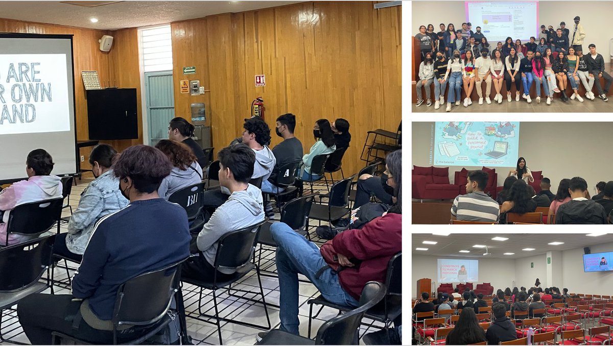 Thanks <a href="/luisarizo93/">Luisa Rizo Lameiras</a>  for this incredible session sharing tips on how to build a personal brand and a professional profile to the #PTECH students of #Mexico. As always thanks for being an amazing #IBMVolunteer #WeArePTECH