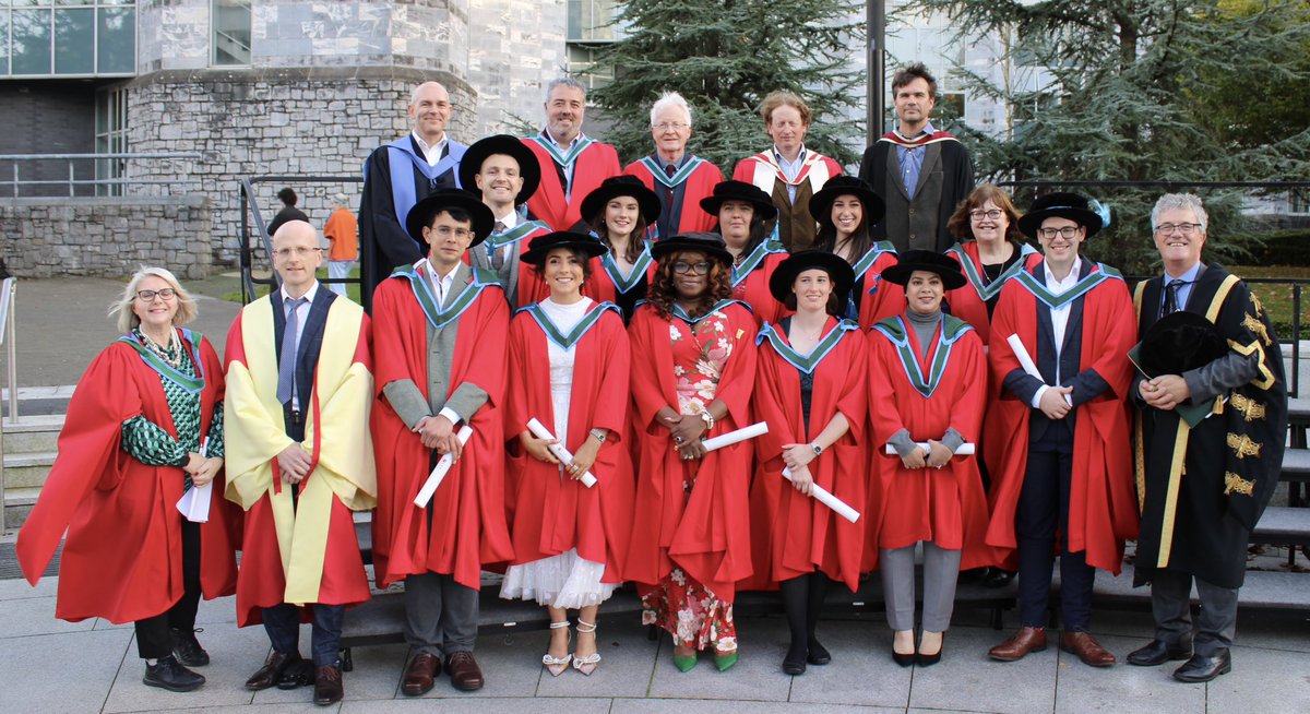 PhD Conferring - Autumn 2022! Congratulations to our postgraduate students on their PhD conferring today. Dr. Ryan Alam Dr. Majidah Alsaeedi Dr. Timothy Burke Dr. Eimear Heffernan Dr. Aobha Hickey Dr. Conor Horgan Dr. Niamh O'Mahoney Dr. Anulika Ugwah Dr. Jennifer Halpin