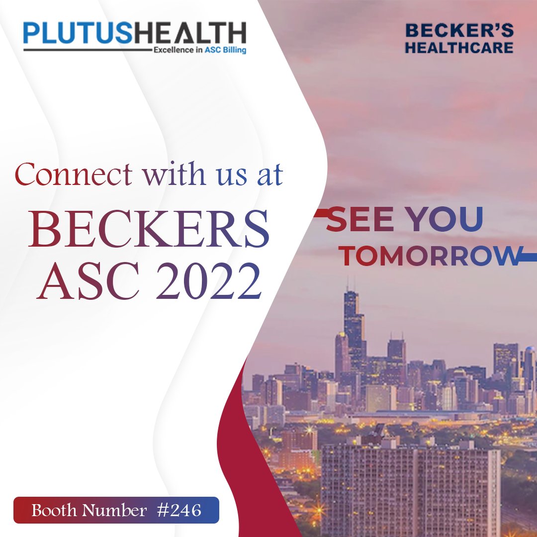 PlutusHealthRCM's tweet image. We are excited to be at Becker’s ASC annual conference 2022.
Meet us at booth 246, and let’s:
• Consult your challenges in ASC billing.
• Understand new technologies for patient engagement and retention.
hubs.li/Q01pTq2R0
#ASCbilling #ASCcoding #ASCRCM #ASC