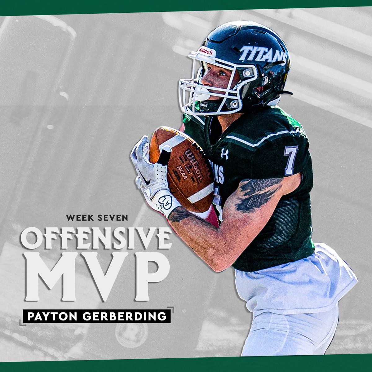 IWUTitanFball's tweet photo. ⚔️ Week 7⃣ Team Awards ⚔️ https://t.co/8bMZrkbcwI