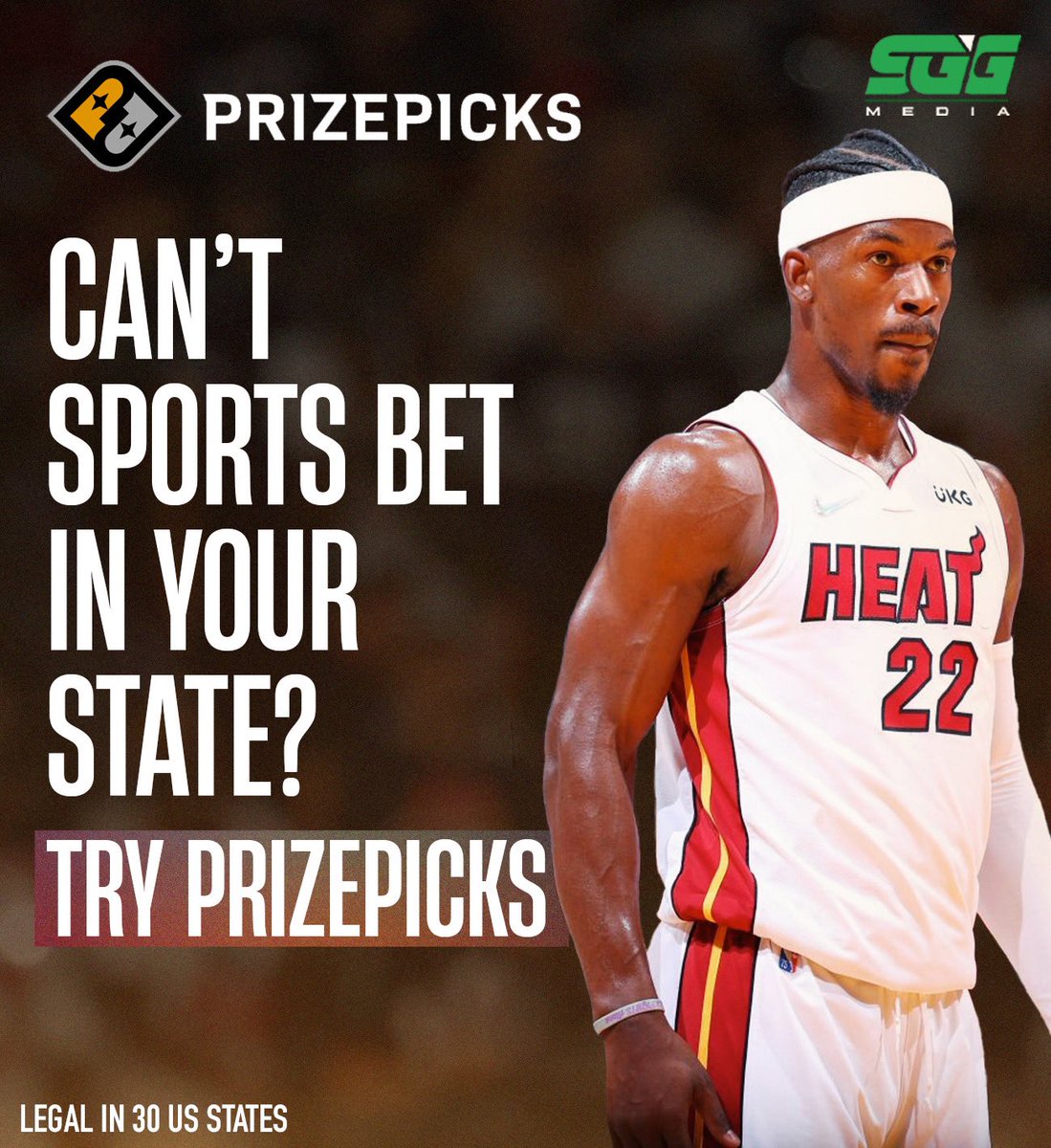 Can’t sports bet in your state? Try the BEST DFS app out there, @PrizePicks ✅ 🏀Take advantage of PrizePick’s LIMITED TIME OFFER and get 100% DEPOSIT MATCH up to $100 using THIS PROMO LINK: bit.ly/SGG_PrizePicks 📈 Win up to 10x your Money!🏆 Legal in 30 US States👀