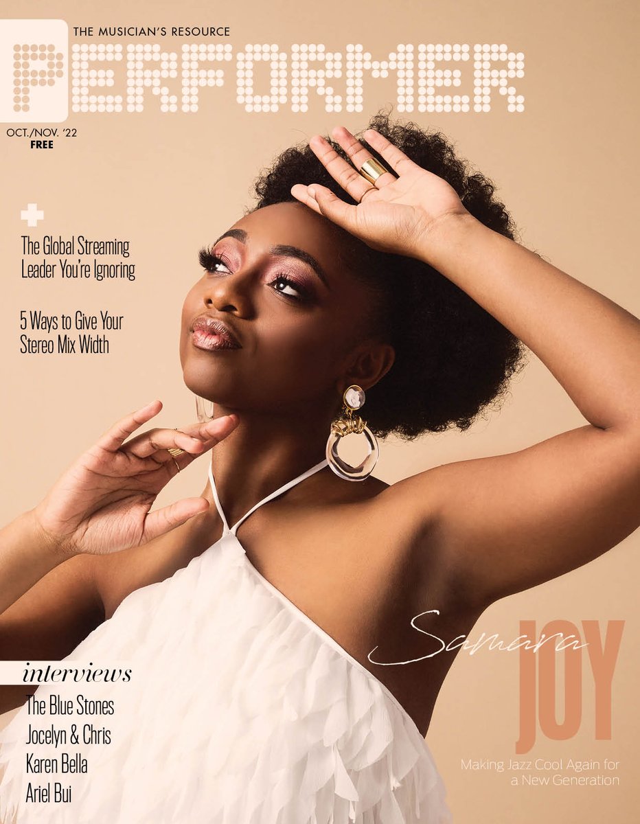 Performer Magazine (@performermag) on Twitter photo 📣📣 The new issue is out this week! Read it in print or online at the link below -- featuring the amazing <a href="/SamaraJoy99/">Samara Joy</a> on the cover, plus features with <a href="/karenbellamusic/">Karen Bella</a>, <a href="/TheBlueStones/">The Blue Stones</a>, <a href="/jocelynandchris/">jocelynandchris</a>, <a href="/arielbui/">Ariel Bui</a> + much, much more!
➡️➡️ performermag.com/music-news/the… 📣📣 The new issue is out this week! Read it in print or online at the link below -- featuring the amazing <a href="/SamaraJoy99/">Samara Joy</a> on the cover, plus features with <a href="/karenbellamusic/">Karen Bella</a>, <a href="/TheBlueStones/">The Blue Stones</a>, <a href="/jocelynandchris/">jocelynandchris</a>, <a href="/arielbui/">Ariel Bui</a> + much, much more!
➡️➡️ performermag.com/music-news/the…