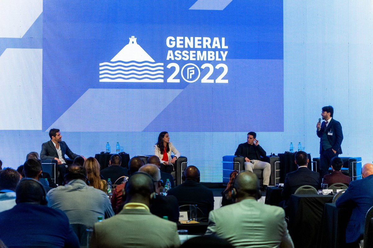 FIFPRO's tweet photo. 📷 #FIFPRO General Assembly - Day 2 📷 

A productive session, featuring talks from @DesireeBellia and @GarciaSilvero, @VGouttebarge, @sarah_grego and a player panel hosted by @Mutual_Uru 🇺🇾 

#FIFPROGA22 https://t.co/yscP9711RL