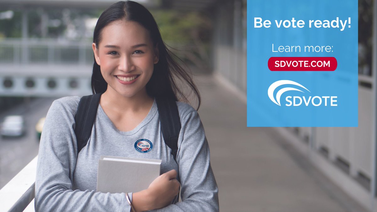 Be an informed voter! The County of San Diego Registrar of Voters is the official source for election information. #SDVOTE

💡Visit sdvote.com to learn more.