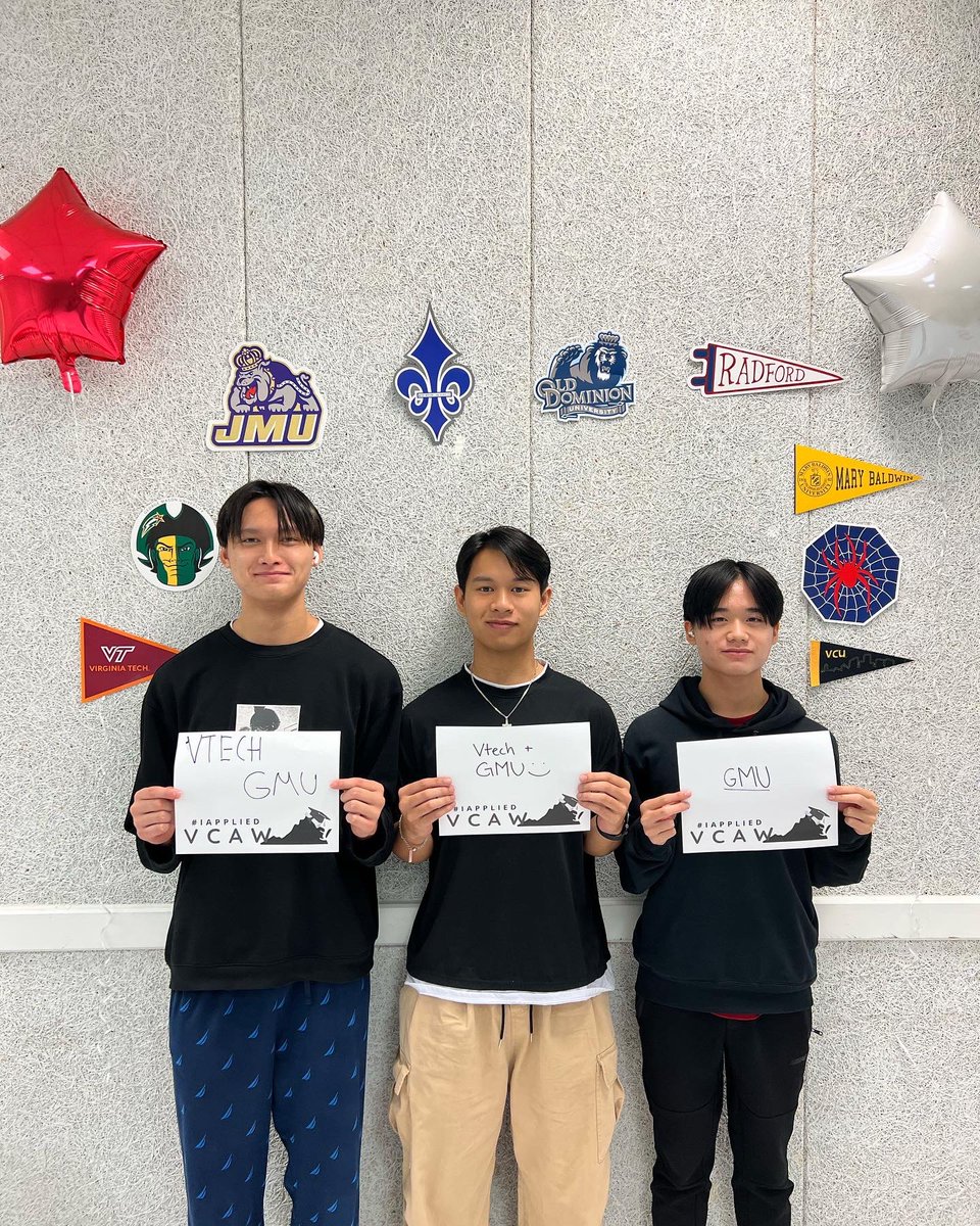 Atoms Nation it’s Virginia College Application Week (VCAW) and our students are submitting their college applications! 👏 #iapplied #iappliedva @123goVirginia 

You still have time to apply with a VCAW waiver, reach out to Mr. Yeagley! VCAW ends Friday :)