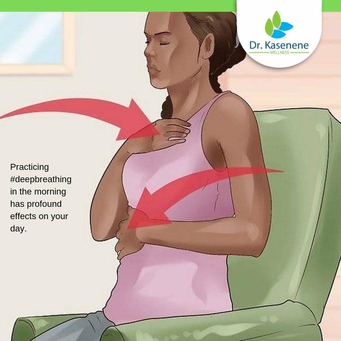 Start and end your day with 15 to 30 deep breaths. Deep breathing will help you feel more calm throughout the day as well as sleep better at night. Here's how. Breathe in deeply and slowly to the count of 5, hold for 2 seconds and then out slowly and deeply to the count of 5.