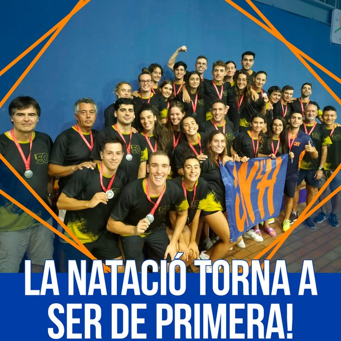 🙌🏻 Enhorabona als nedadors i nedadores i als tècnics del <a href="/CNLHospitalet/">Natació L'Hospitalet</a> per l’ascens a Primera Divisió. Esperem gaudir dels vostres èxits amb el Top 8 de la Natació Catalana. Esforç, treball en equip i compromís són claus per aconseguir els millors resultats. 💪 Som-hi  #TalentLH
