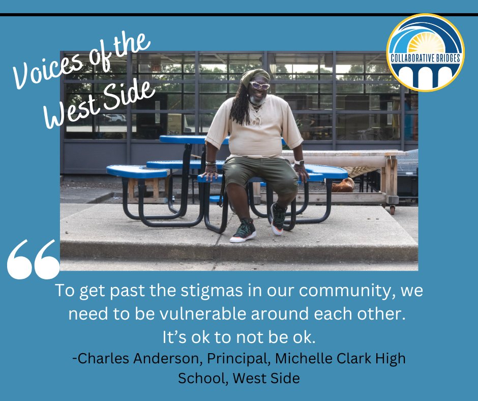 Highlighting voices from the West Side discussing mental health. #voicesofthewestside