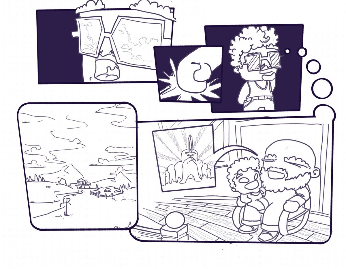 The MyBuds Sketch Comic book 
Issue No. 1 part 2

When OG saw the evil spreading around he decided to fight! 

“To win I need a team, equipment and something else!”

He remembered on a story that grandpa told him! 

Story about superpowers that can be achieved by secret ritual!