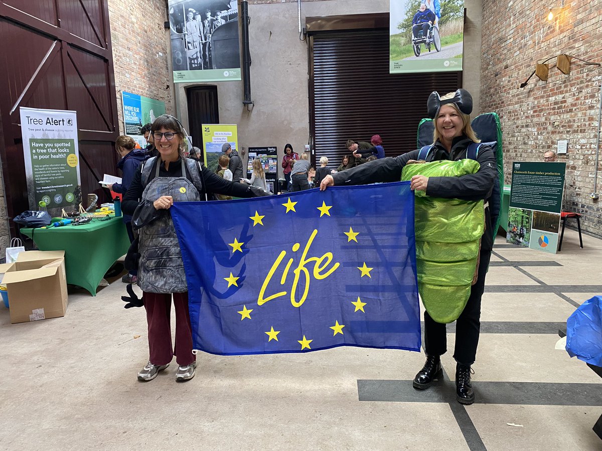 BeckiGawthorpe's tweet image. Great day promoting the great work of the @LIFEinRavines partnership project. Met some great people and a couple of giant #treepests #EAB #ALB @NEEastMidlands @ChatsworthHouse @MimaLetts @ForestryComm