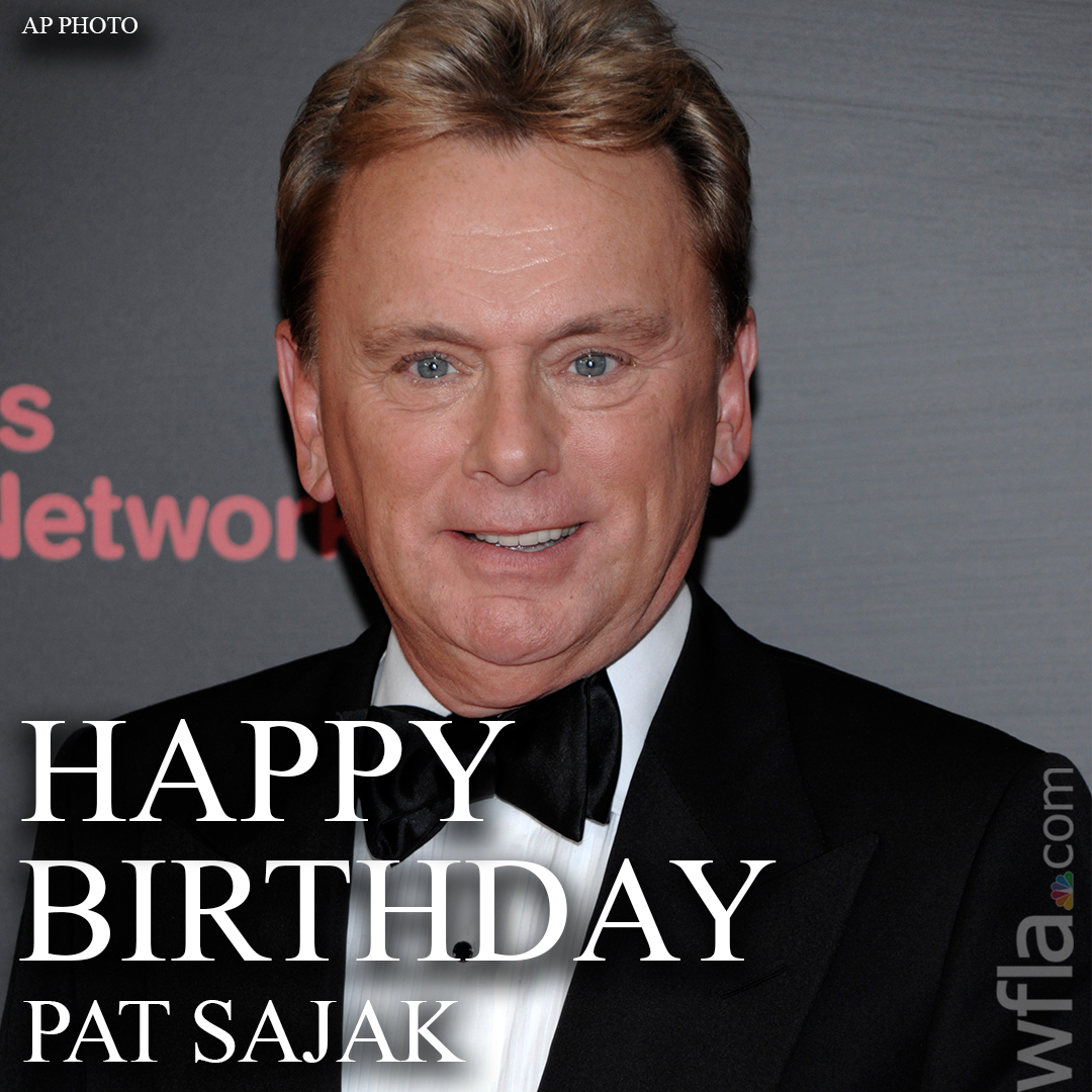 HAPPY BIRTHDAY! Pat Sajak, the host of \"Wheel of Fortune,\" turns 76 today!  