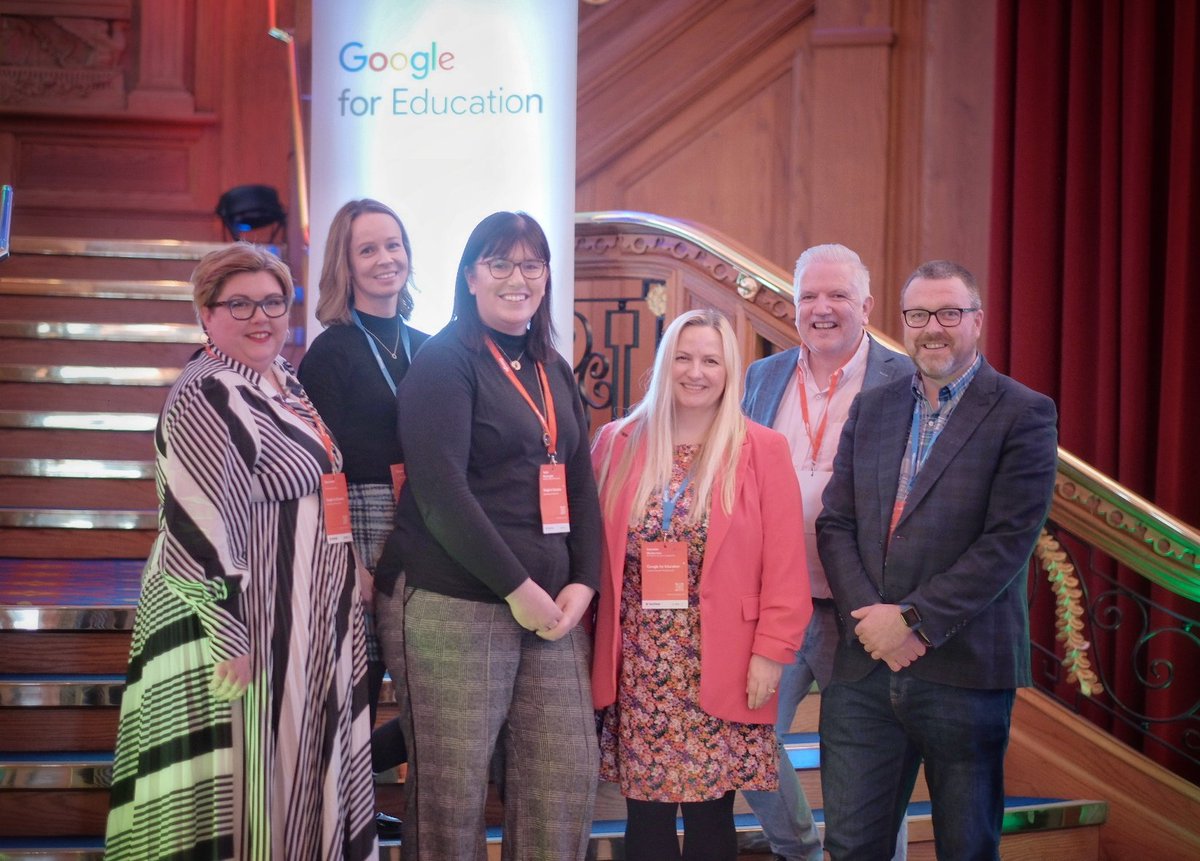 What a brilliant day at the @GoogleForEdu Conference in Belfast. Thanks to Google for giving the teachers from @GEG_N_Ireland the chance to share our ideas of how tech is helping in our classrooms. It's an honour to share the stage with such amazing colleagues from across NI!
