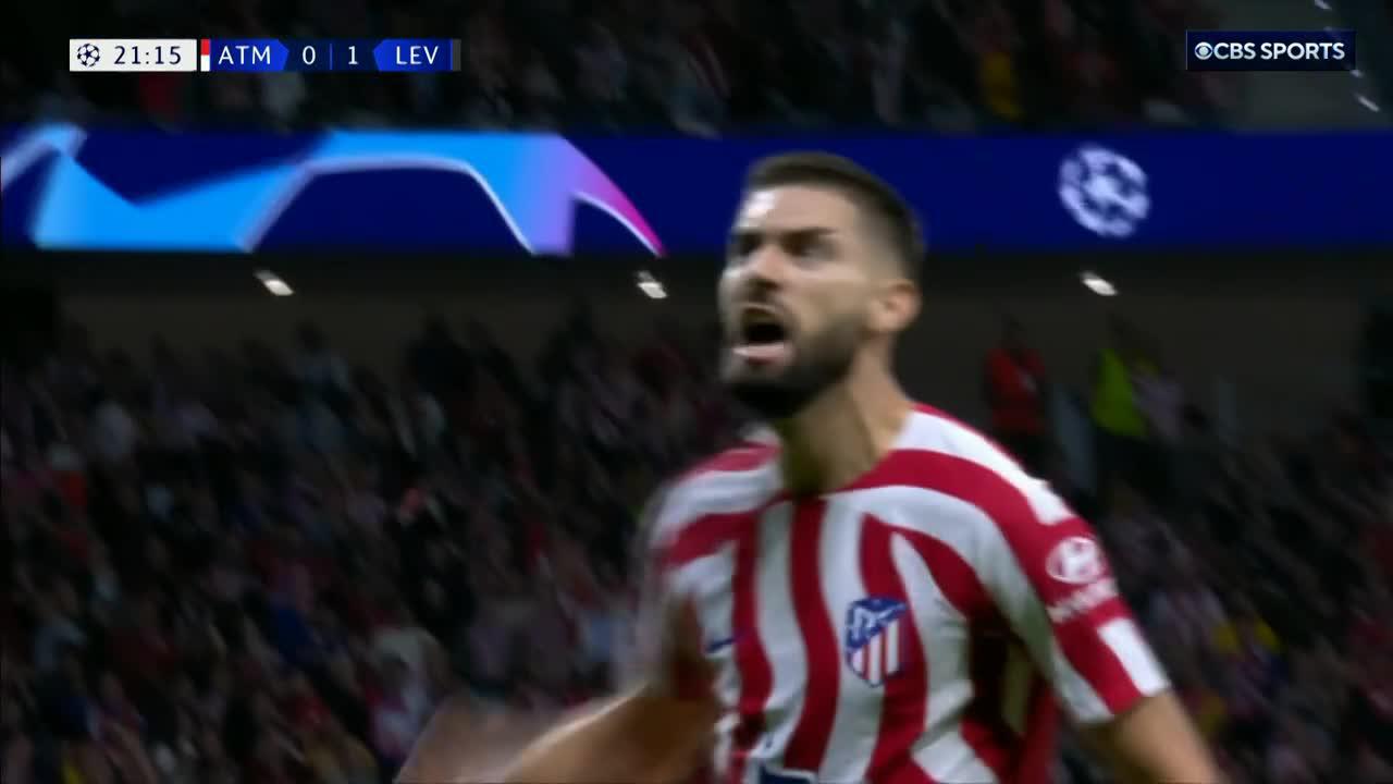 Pin-point precision from Yannick Carrasco!

Huge goal for Atletico Madrid. 🔴⚪️”