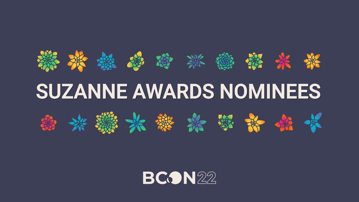 BlenderConf's tweet image. The nominees for the Suzanne Animation Festival Awards are here! 🎉 #b3d #BCON22