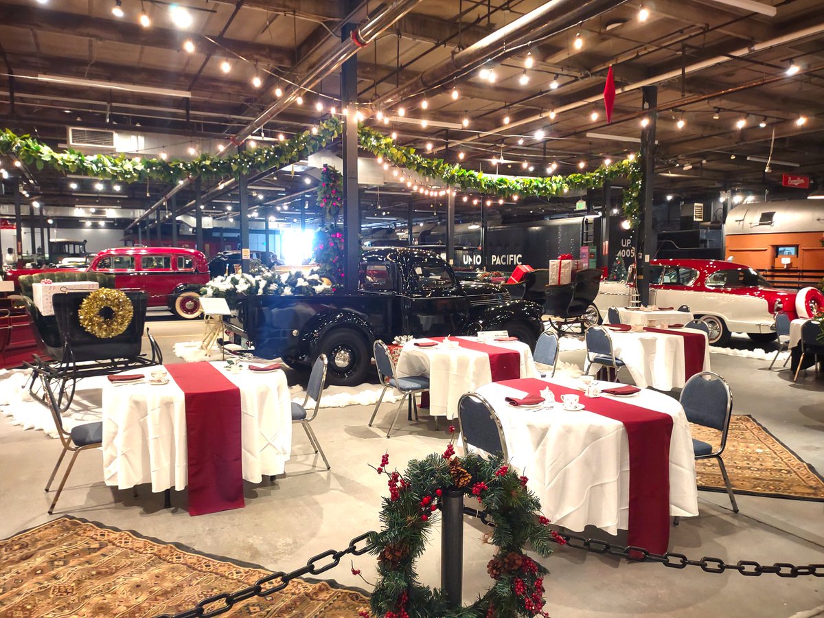 Holiday Afternoon Tea

December 11th and December 18th @ 1 pm

Celebrate the holidays with a proper British Afternoon Tea in a unique setting among a plethora of vintage transportation &amp; holiday décor!
Limited seating available. Book today! forneymuseum.org