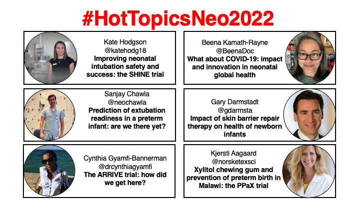 Join the #neotwitter community at #HotTopicsNeo2022! The 2022 program includes: @katehodg18 @BeenaDoc @neochawla @gdarmsta @drcynthiagyamfi @norsketexsci Full program: ow.ly/9lmy50Lm1HS Registration: ow.ly/oZGj50Lm1HT @HotTopicsNeo @Nemours #neoebm #ebneoad