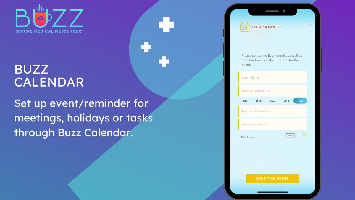 SkyscapeInc's tweet photo. Set up an event, meeting or holiday reminders with Buzz Calendar invite and share with individual user or in a group. To learn more about Buzz, visit: https://t.co/oibeCjeN52
#homehealthcare #buzzmessenger #hipaa #hipaacompliant #healthcareworkers #telehealth #securemessaging https://t.co/LHzCiAMIjY