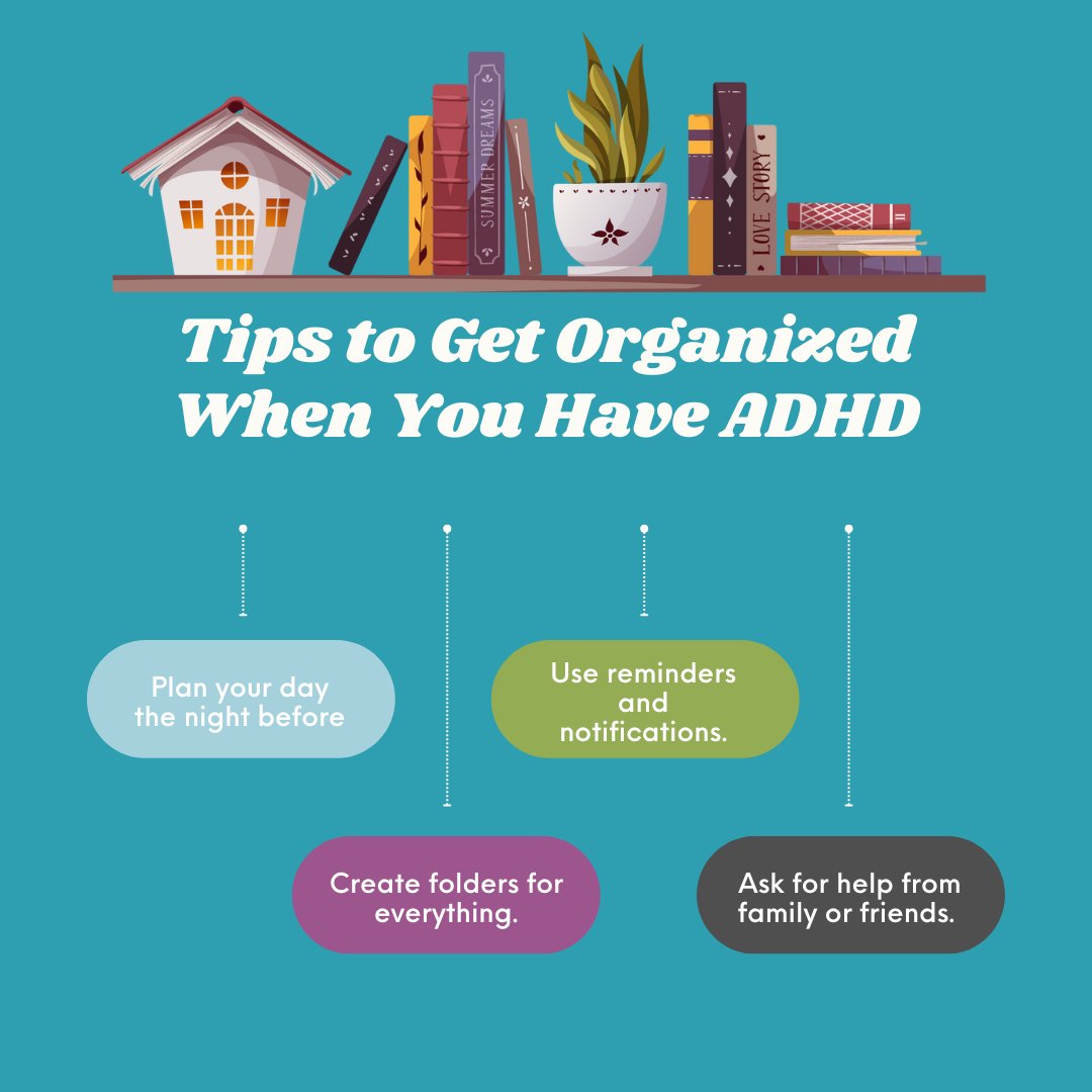 People with #ADHD can sometimes have trouble focusing on one activity at a time and switching from one activity to another. These struggles can also make daily tasks such as cleaning and staying on top of chores more challenging than they might seem at first glance.