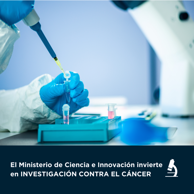 CienciaGob's tweet photo. 🔬 @cienciagob destinó entre 2018 y 2021 más de 300 M€ a cerca de 1000 proyectos científicos, en los que trabajan 7000 investigadores, para reforzar la investigación contra el cáncer. De ellos, 13 M€ se invirtieron en la lucha contra el cáncer de mama.