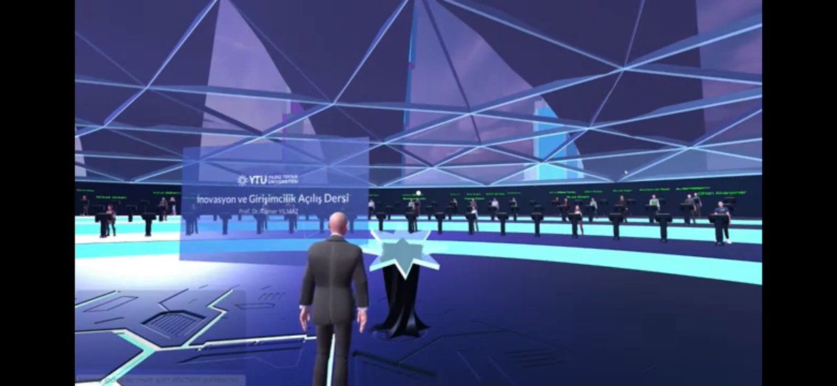 Starverse açıldı ✨✨✨ rektörümüz <a href="/proftameryilmaz/">Tamer Yılmaz</a> hocanın verdiği ders ile projemizi tanıttık, <a href="/ertantoy/">Ertan Toy</a> liderliğinde kocaman bi ekip olduk, starverse’de görüşmek üzere 🤩 
#YTUstarverse #ArGedeLiderYTÜ